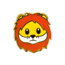 Best Selling Custom Logo Carton Animals Button Badges Gold Plating Souvenir Lapel Pin